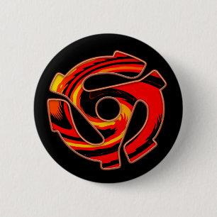 45 RPM Spider 2 Inch Round Button