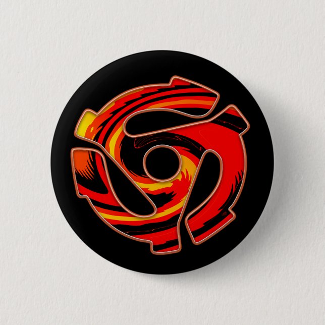 45 RPM Spider  2 Inch Round Button (Front)