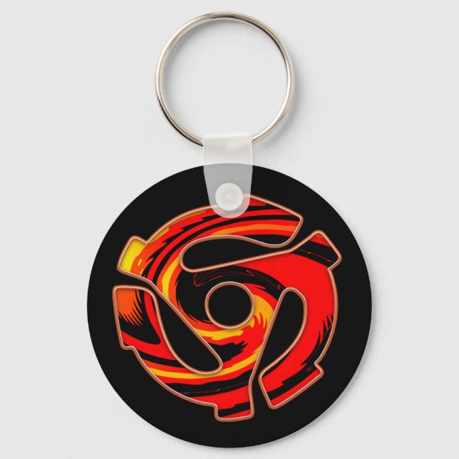 45 RPM Spider  Keychain (Front)