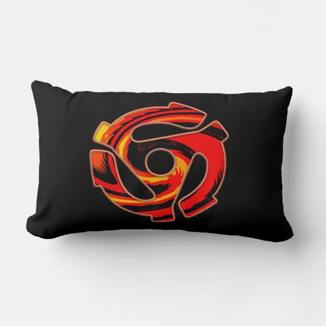 45 RPM Spider  Lumbar Pillow (Front)