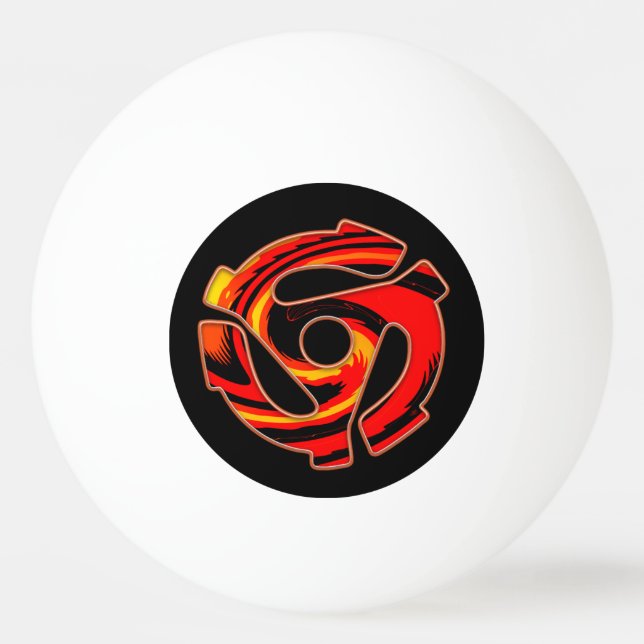 45 RPM Spider  Ping Pong Ball (Front)