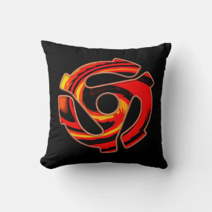 45 RPM Spider Throw Pillow