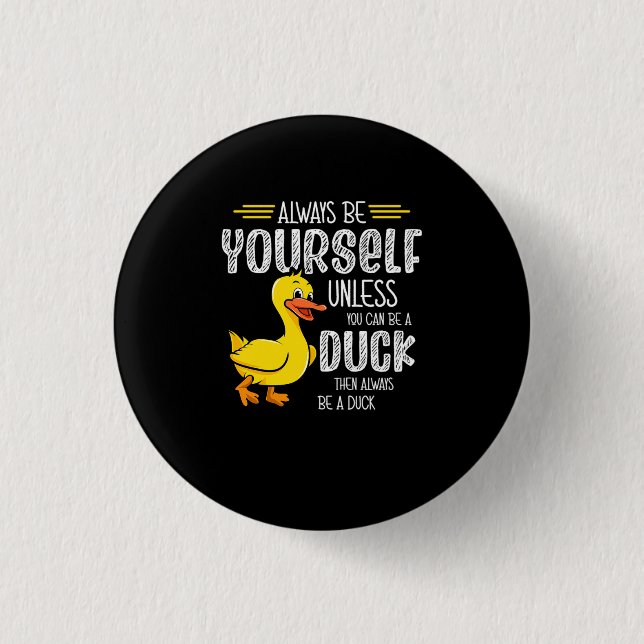 45.Rubber duck for a Duck Lovers 1 Inch Round Button (Front)