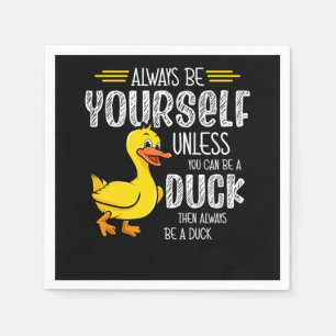 45.Rubber duck for a Duck Lovers Napkin