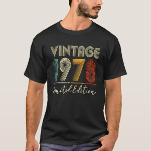 45 Year Old  Vintage 1978  45th Bday T-Shirt