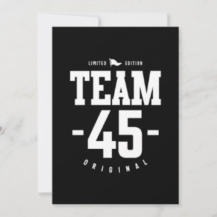 45 Years Old - 45th Birthday Funny Gift Thank You Card