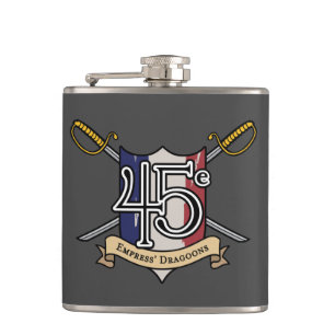 45e Empress' Dragoons Flask