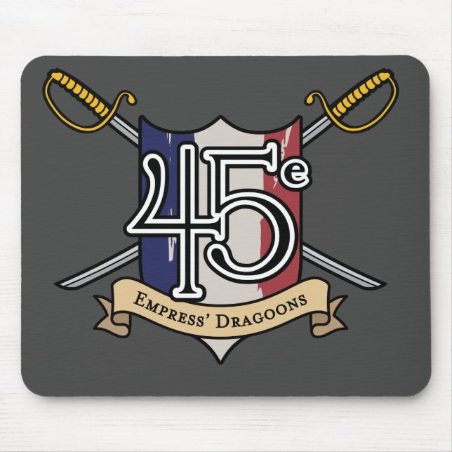 45e Empress' Dragoons  Mousepad (Front)