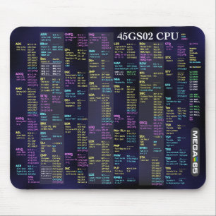 45GS02 CPU Quick Reference Mousepad
