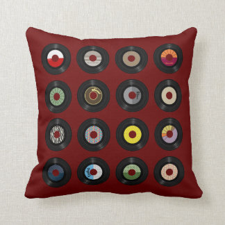 45s Record Throw Pillow