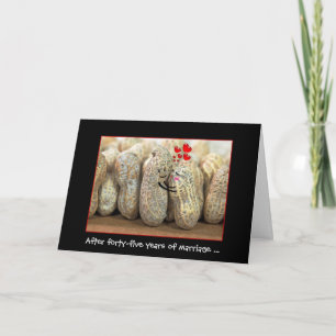 45th Anniversary Peanuts Hugging Card