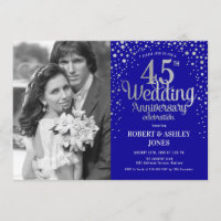 45th Anniversary - Sapphire Blue Silver Photo