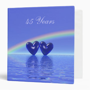 45th Anniversary Sapphire Hearts Binder