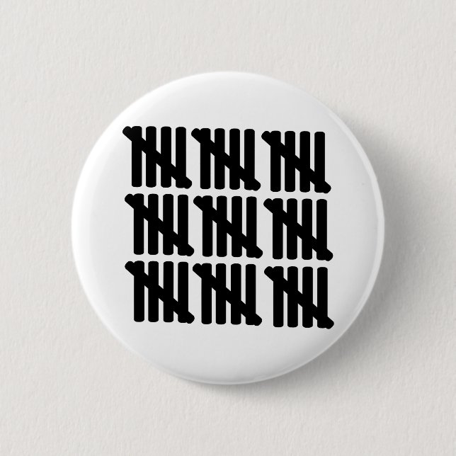 45th birthday 2 inch round button (Front)