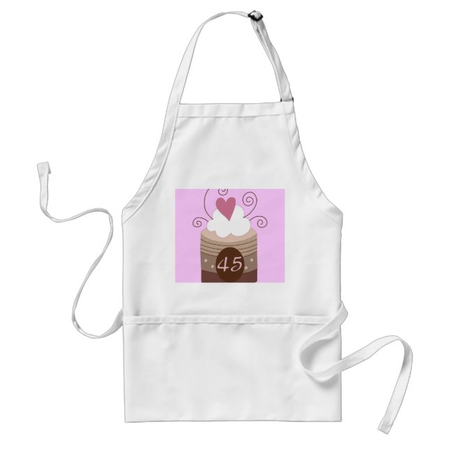45th Birthday Gift Ideas For Her Standard Apron (Front)