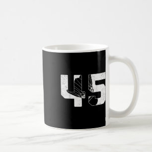 45th Birthday Men Badminton Player Badminton 45 Ye Coffee Mug