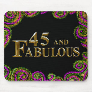 45th Birthday Mouse Pad