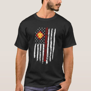 45Th Infantry Division American Flag T-Shirt