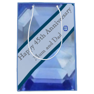 45th Wedding Anniversary Medium Gift Bag