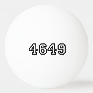 4649 Japanese Slang Yoroshiku Ping Pong Ball