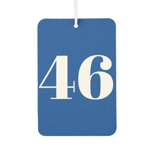 "46" Biden President, Biden Harris 2020, Election Air Freshener (Front)