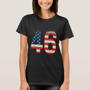 46 Joe Biden 46 Elected 2020 American Flag T-Shirt