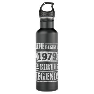46 Year Old 1979 Birth Of Legend 46th Birthday 710 Ml Water Bottle