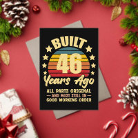 46 Years Ago All Parts Original 46th Birthday