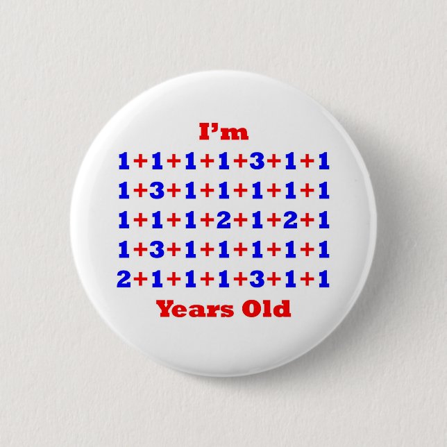 46 Years old! 2 Inch Round Button (Front)