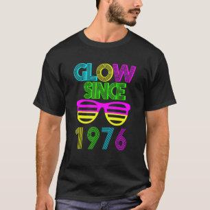 46th Birthday Glow Since 1976 Vintage Sunglasses R T-Shirt