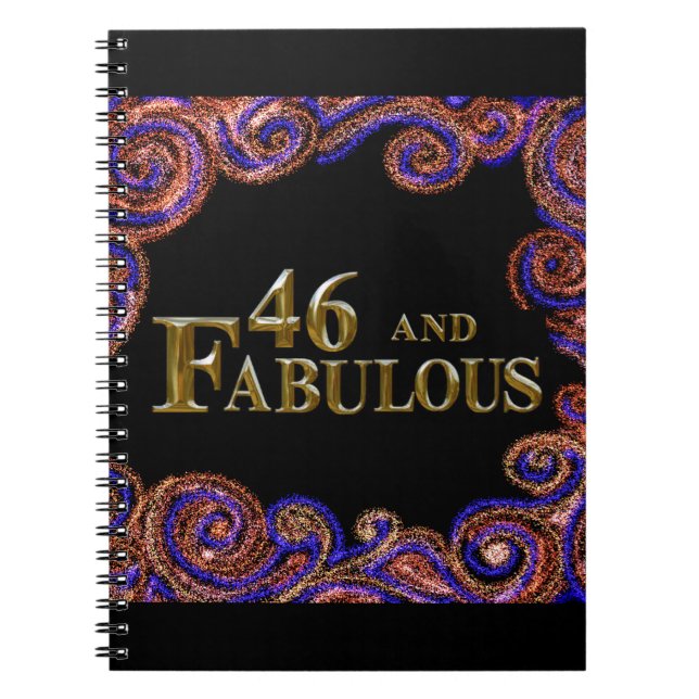 46th Birthday  Notebook (Front)