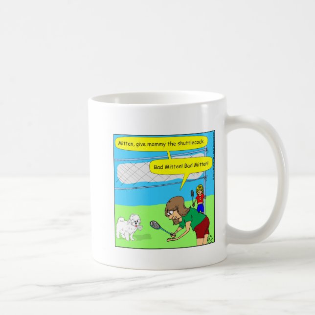 474 bad mitten Cartoon Coffee Mug (Right)