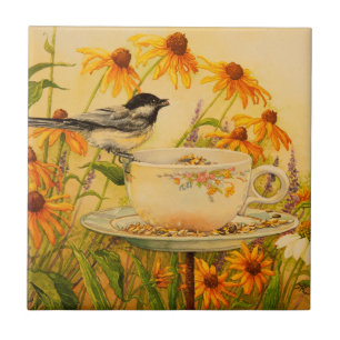 4773 Chickadee on Teacup Tile