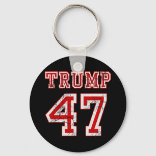 47 2024 Election Republican Conservative Men Women Keychain