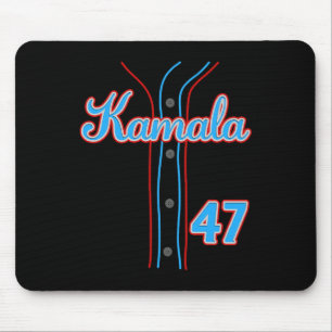 47 Baseball Jersey Shirt Team Kamala For President Mouse Pad