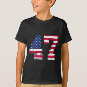 47 Birthday Shirt Usa Flag Sports Team Jersey Ck N