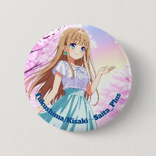 47_Plus 福島 希咲 - Fukushima Kisaki 2 Inch Round Button