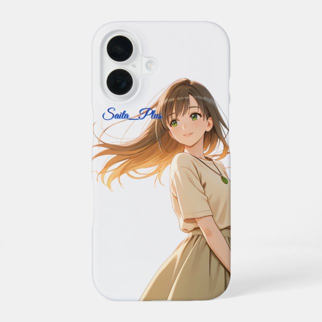 47_Plus – Anime Character Series iPhone 16 Case (Back)