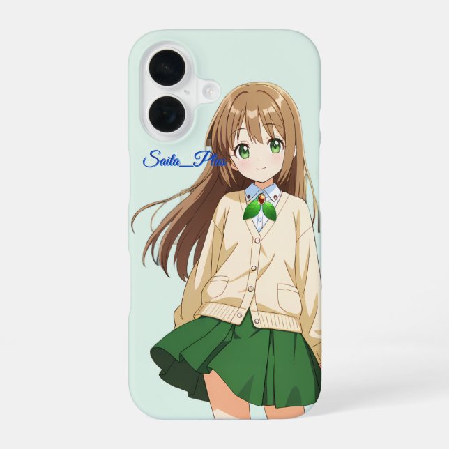 47_Plus – Anime Character Series iPhone 16 Case (Back)
