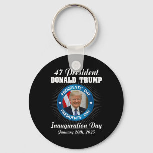 47 President Donald Trump Inauguration Day 2025 Me Keychain