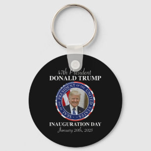 47 President Donald Trump Inauguration Day 2025 Me Keychain