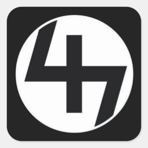 47 Sticker Black/Black