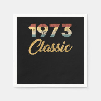 47 th Birthday Gift for Men And Women 1973 Classic Napkin
