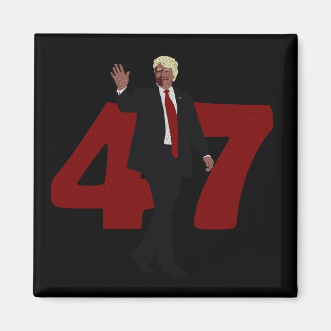 47 TRUMP 2024 MAGNET (Front)