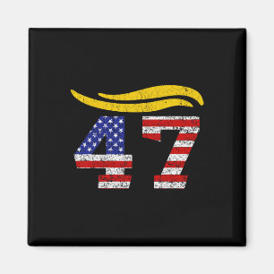 47 Trump Hair Vintage  Magnet