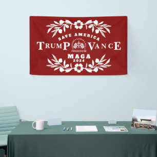 47 Trump Vance 2024 Banner