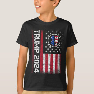 47 We The People 2024 Stand With American Flag Men T-Shirt