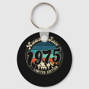 47 Year Old Vintage 47th Year Old Birthday 1975 Keychain