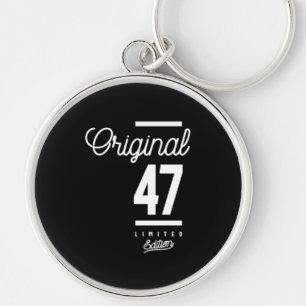 47 Years Old - 47th Birthday Funny Gift Keychain