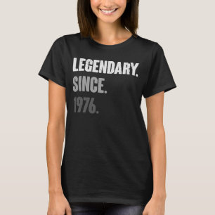 47 Years Old Retro Vintage 1976 Birthday 47th Deco T-Shirt